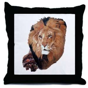  Throw Pillow Lion Head 