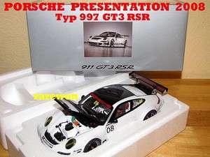 Porsche 911 (997) GT3 RSR *2008 DEALER PROMO* RARE 1/18 AUTOart 