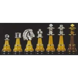  Italfama Staunton Chess Pieces Kings Height 12.7 cm 