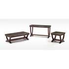   Lincoln Park Transitional Style Dark Oak Wood Finish Coffee Table Set