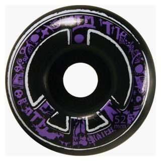  Skateboards Peace 52mm Purple Ppp (4 Wheel Pack)