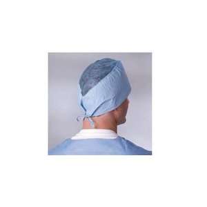   NON28625  Surgeon Cap Tie Back Blue 500/Ca by, Medline Industries Inc