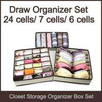 Drawer Organizer 24/7/6 Cell Set Underware Sock Necktie  
