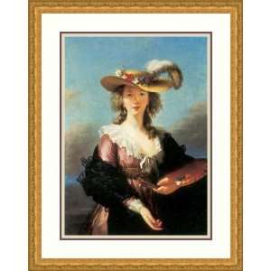  Self Portrait by Madame Louise E. Vigee Lebrun   Framed 