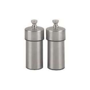   Stainless Steel Pepper Mill and Salt Mill Set, 4 Inch 