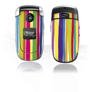  Design Skins for Samsung X660   Watercolour Stripes Design 