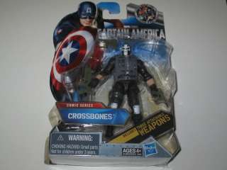 Captain America CROSSBONES Action Figure Toy #10 RARE  