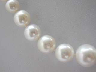 Natural AAA+ 12mm white freshwater pearls necklace  