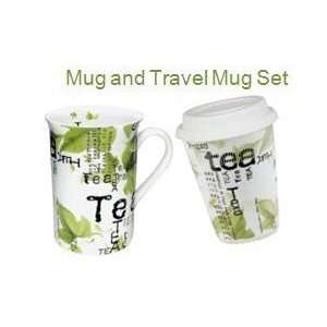  Tea Collage Mug & Travel mug set