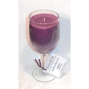   Soy Candle in a Wine Glass by The Scented Castle 
