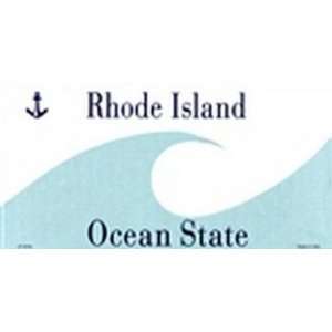 Rhode Island State Background Blanks FLAT   Automotive License Plates 