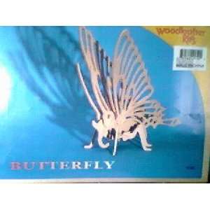  Butterfly Woodkraft Construction Kit Toys & Games