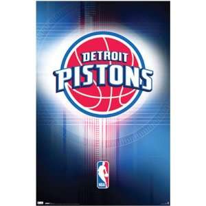  Detroit Pistons Poster Team Logo Nba Basketball 1156 