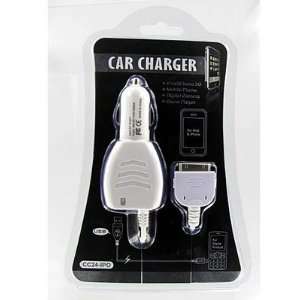   Premium iPhone 3G/3GS Car Charger With USB Cell Phones & Accessories