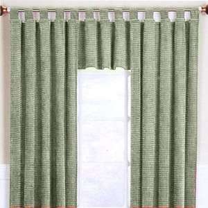   109 Frosted Waffle Tap Top Window Valance Suite 109