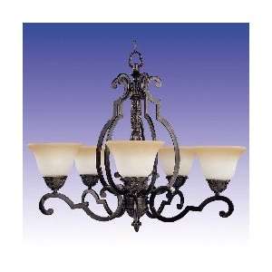  Southern Collection 5 Light 29 Kentucky Bronze Chandelier 