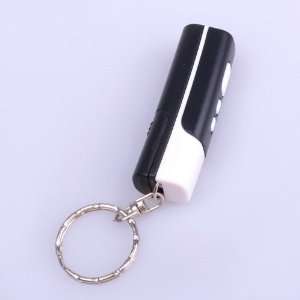 Black Mini LCD Projector Projection Time Clock Keychain  