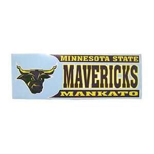  Mankato State Mavericks Sticker, Logo/Name/Bar