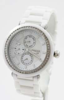 Fossil Womens Ceramic White Watch CE1008 NEW  