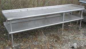 Stainless Steel Work Bench Shelves 24 x 93 x 32  