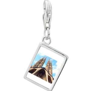 Pugster 925 Sterling Silver Gold Plated Landmark Gothic Architecture 