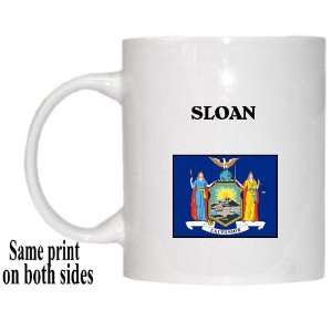  US State Flag   SLOAN, New York (NY) Mug 