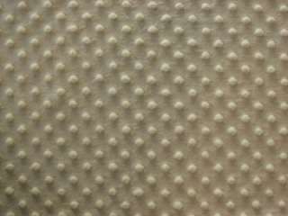 PALE YELLOW MINKY DIMPLE DOT CHENILLE SEW FABRIC 60BTY  