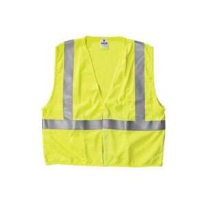   F300/2X Vest,Fire Rest,2XL,Velcro,Hi Vis Lime