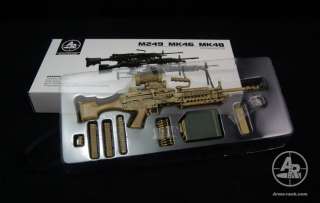 scale Arms rack MK48 Machine Gun Set (SAND)  