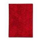   SC8 69 Shag Collection Hand Tufted Area Rug, Red, 6 Feet by 9 Feet