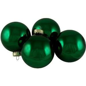  Pack Of 48 Shiny Green Christmas Glass Ball Christmas 