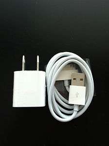 100% Original Authentic Apple USB cable & wall charger for Iphone 4 4s 
