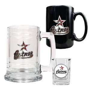  Houston Astros MLB 15oz Tankard, 15oz Ceramic Mug & 2oz 