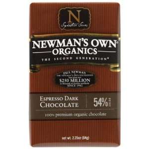  Newmans Own Organic, Choc Bar Drk Esprsso Org, 2.25 OZ 