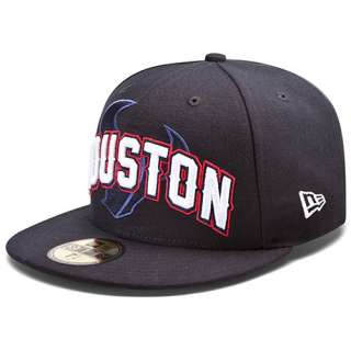 Mens New Era Houston Texans Draft 59FIFTY® Structured Fitted Hat 