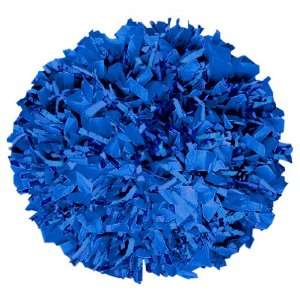 Plastic W/2 Color Glitter Cheerleaders Poms ROYAL POM/ROYAL BLUE/ROYAL 