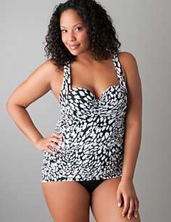 Animal print retro one piece swimsuit