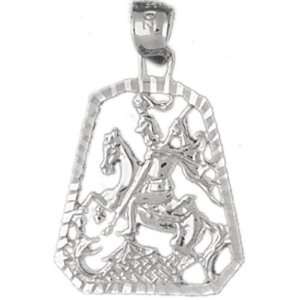   Gold Pendant Soldier on Horse 2.1   Gram(s) CleverSilver Jewelry