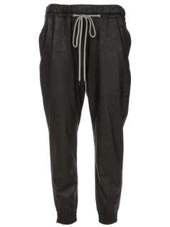 agence Zip Drawstring Sweat Pants   Cochinechine   farfetch 