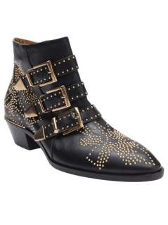 Chloé Suzanne Studs Buckle Bootie   Dolci Trame   farfetch 