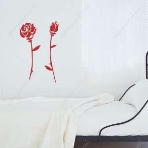   roses   removable vinyl art wall decals murals home decor Home