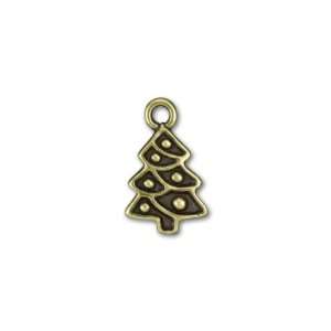    Brass Oxide Pewter Christmas Tree Charm Arts, Crafts & Sewing