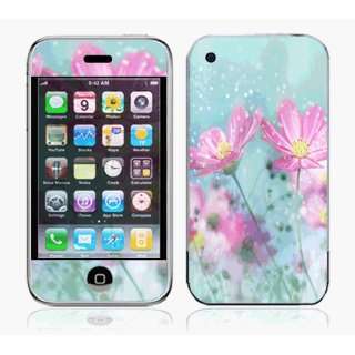 iPhone 2G Skin Decal Sticker  Blue Sky Flowers~