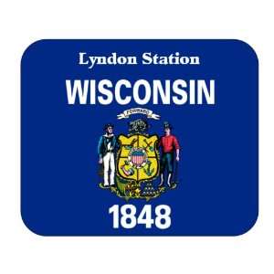   State Flag   Lyndon Station, Wisconsin (WI) Mouse Pad 