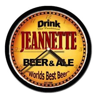  JEANNETTE beer and ale cerveza wall clock 