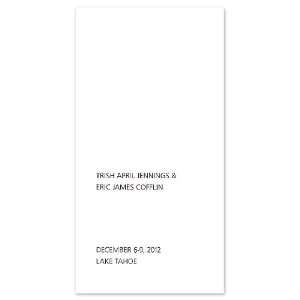    White Tri Fold Events Booklet by Checkerboard