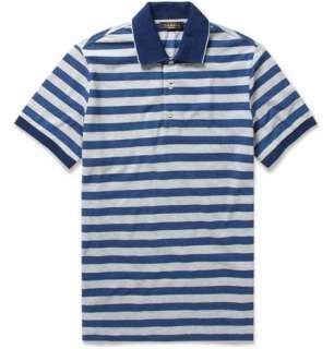  Clothing  Polos  Short sleeve polos  Striped Cotton 