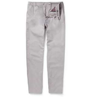  Clothing  Trousers  Chinos  Pleated Cotton Twill 