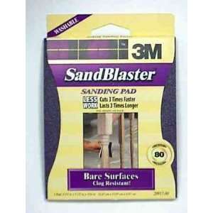   20917 80 Sand Blaster Bare Surfaces Sanding Sponges, Medium, 80 Grit