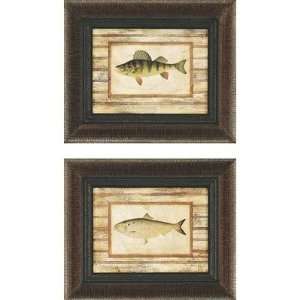 Paragon 7456 Perch / Shad by Alexander Sports and More Art (Set of 2 